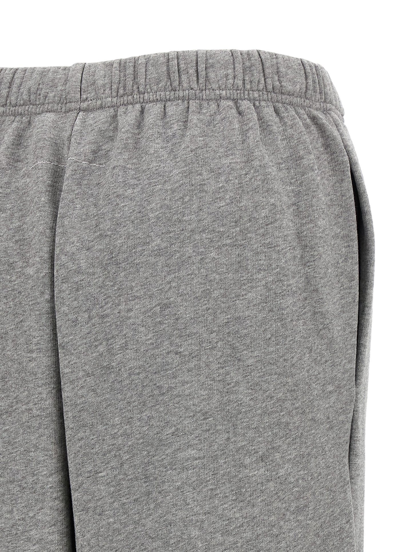 MM6 Maison Margiela Graue Baumwoll-Jogginghose (Sporthose)