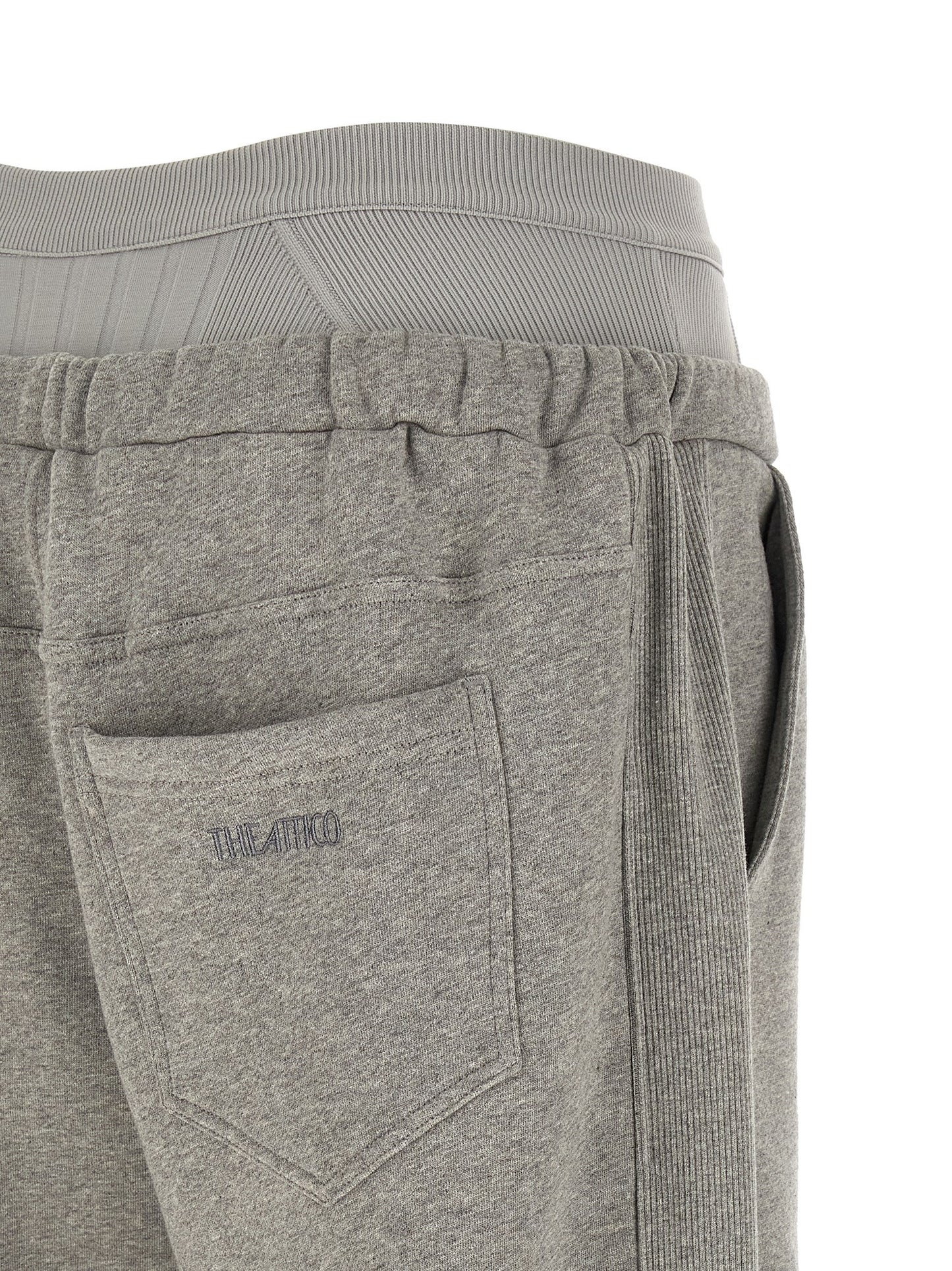The Attico Graue Baumwoll-Jogginghose (Sporthose)