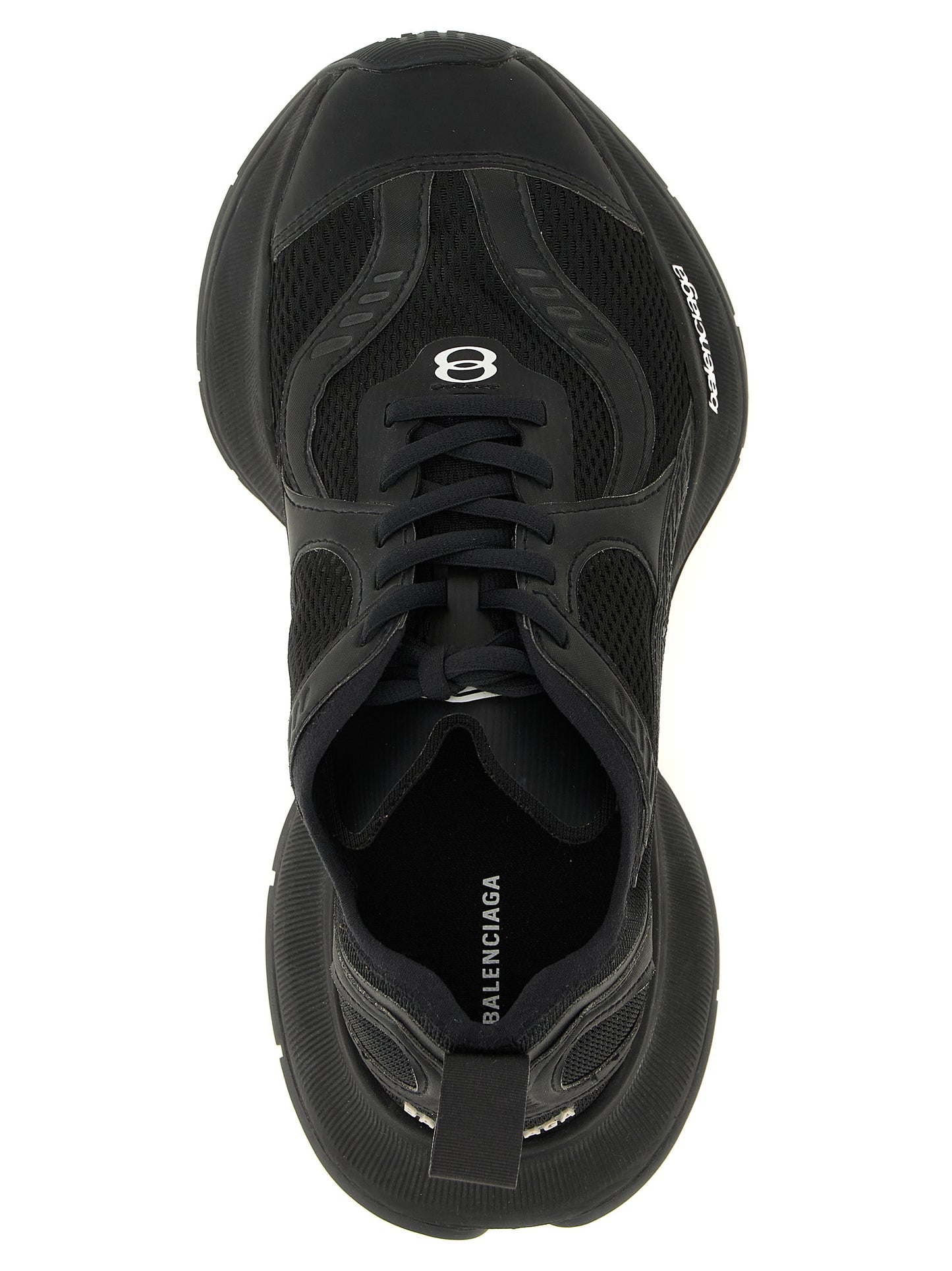 Balenciaga Schwarze Sneaker aus Polyester für sportliche Looks