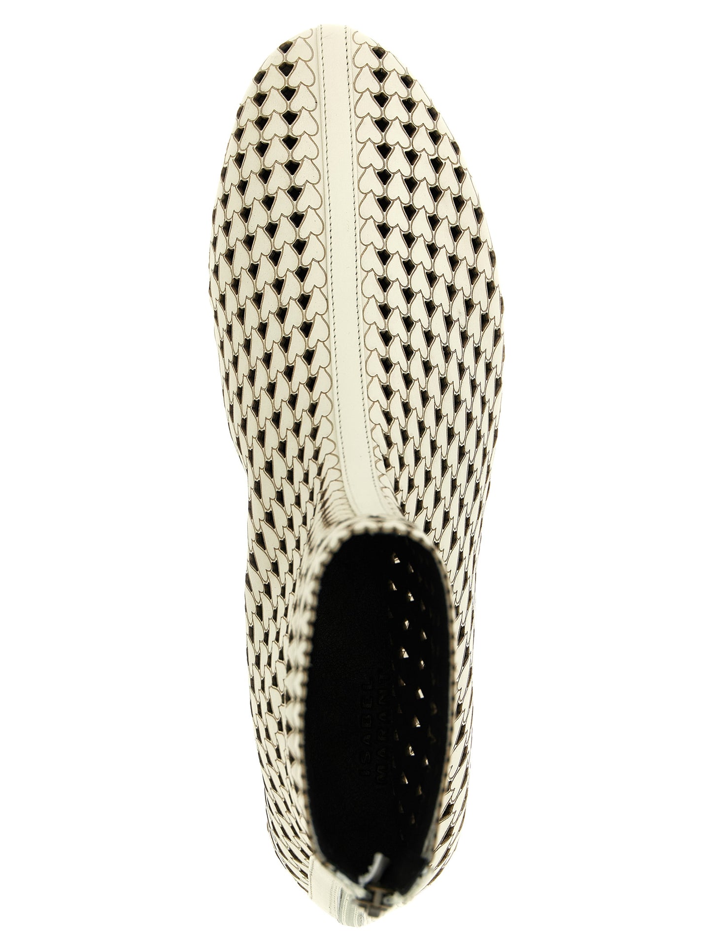 Isabel Marant Ferix Beige Kalbsleder-Stiefeletten