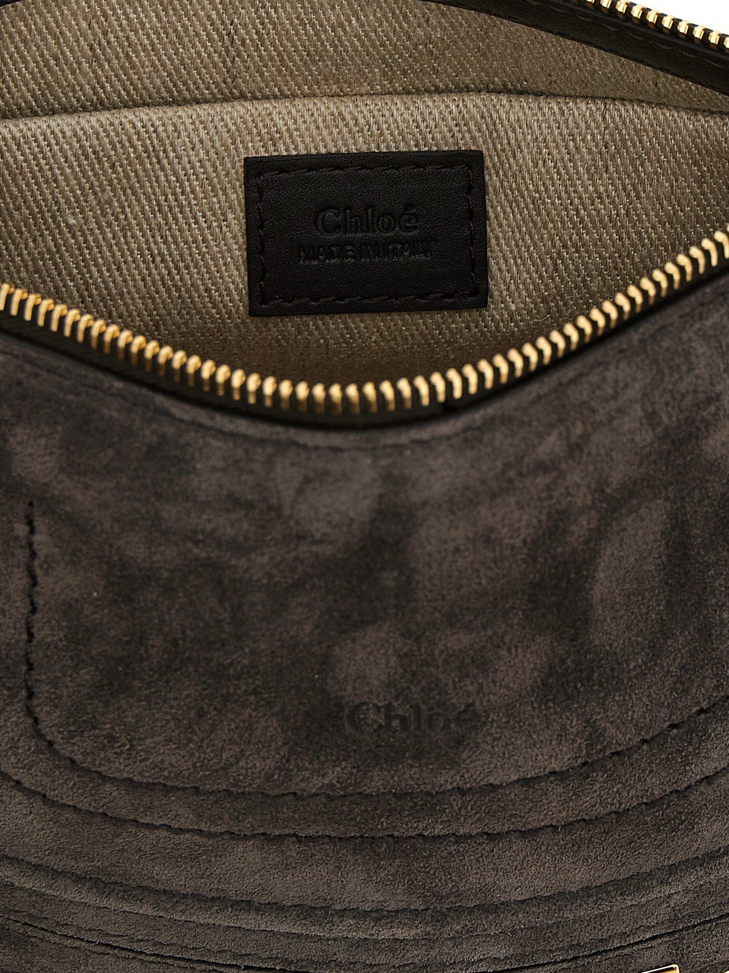 Chloé Braunes Kalbsleder Damen Crossbody Tasche