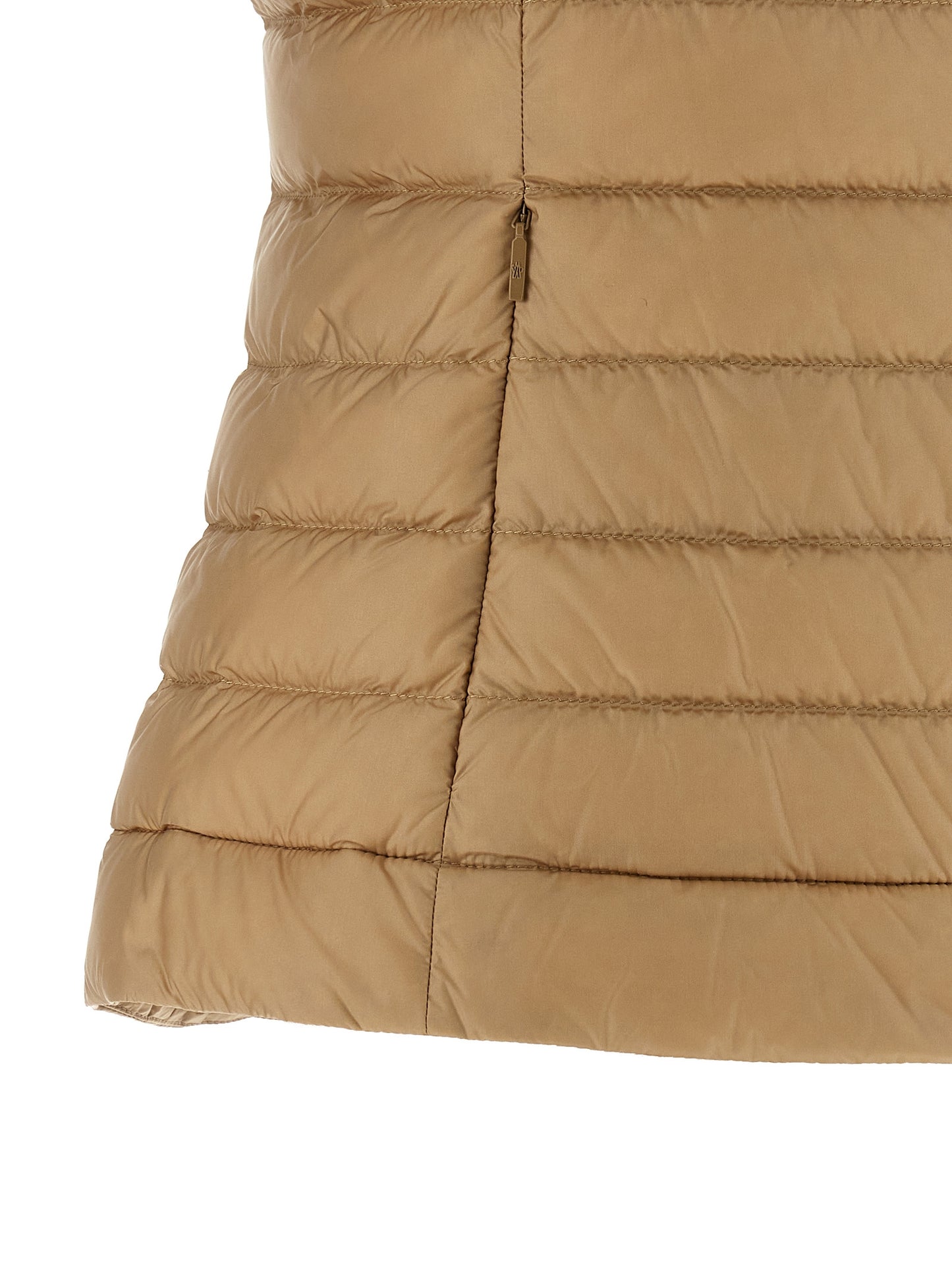 Moncler Beige Polyamid Ärmellose Jacke