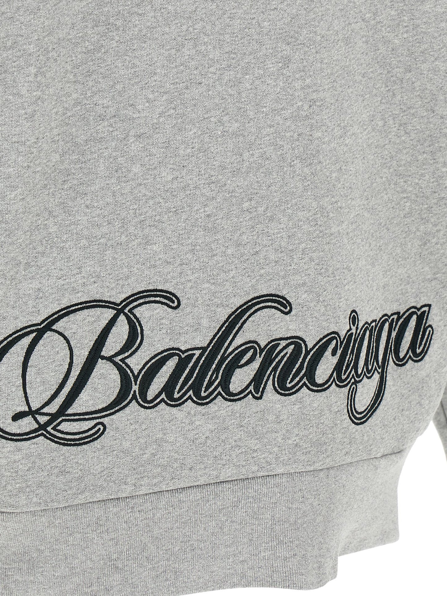 Balenciaga Hemd aus Baumwolle in Grau