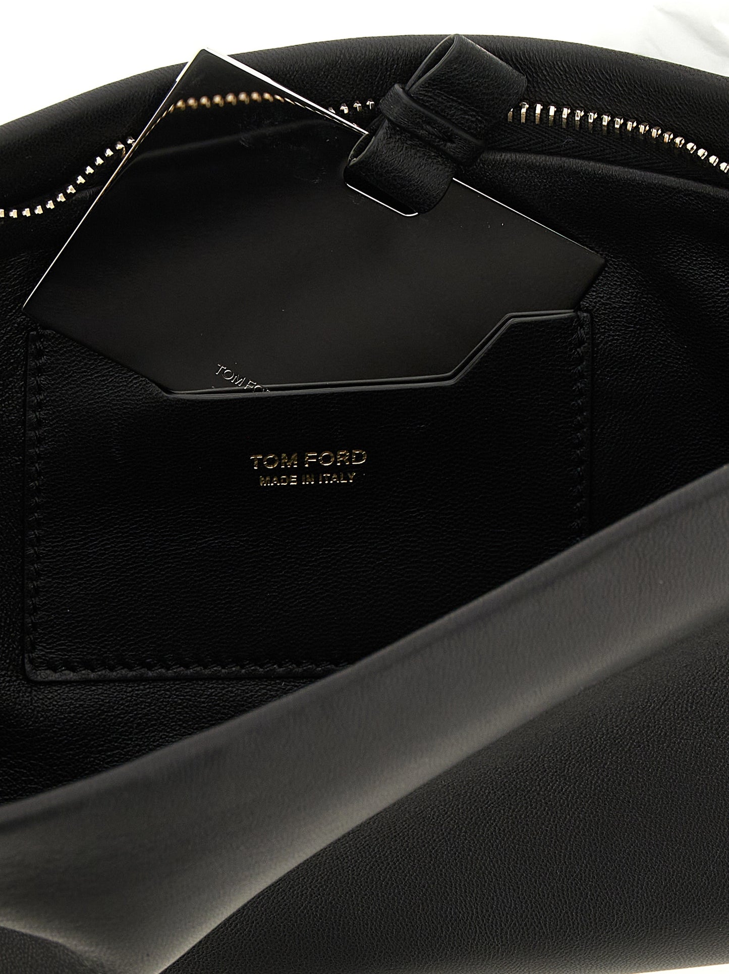 Tom Ford Schwarze Lammleder-Clutch