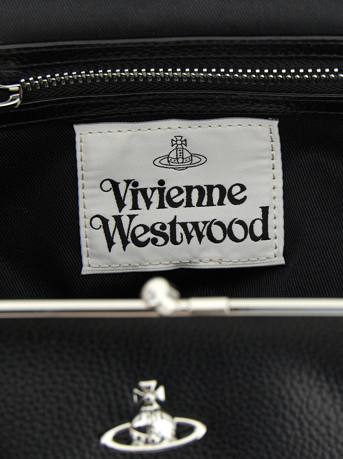 Vivienne Westwood Schwarze Handtasche aus Polyethylen
