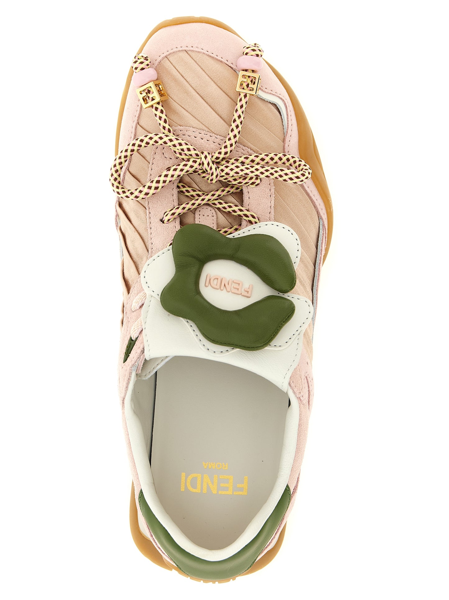 Fendi Bunte Sneakers in Calf Leather