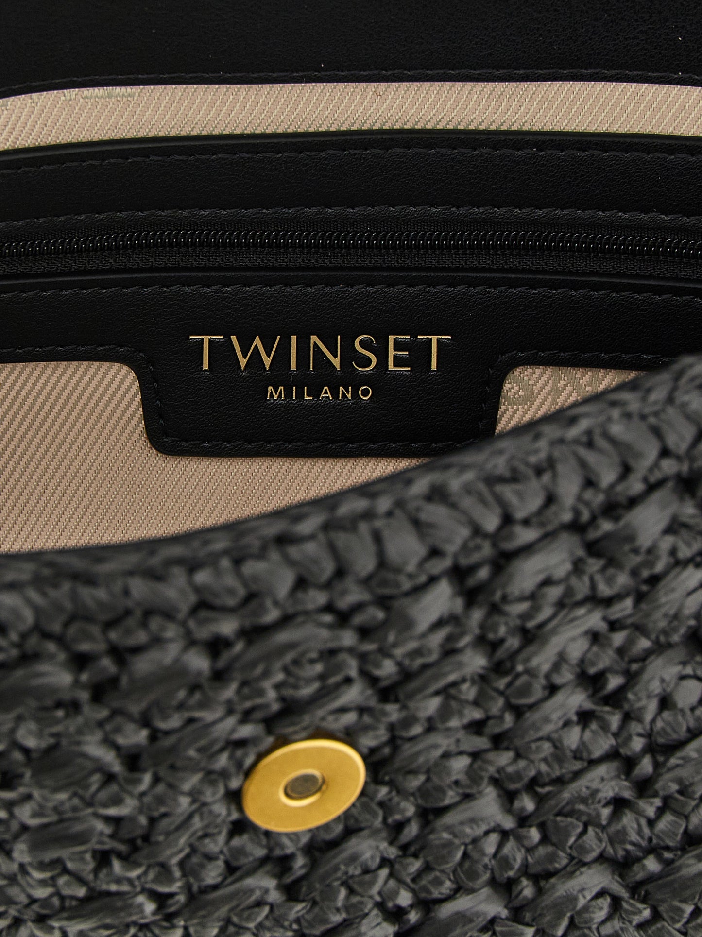 Twinset Schwarze Crossbody Bag aus Polypropylen