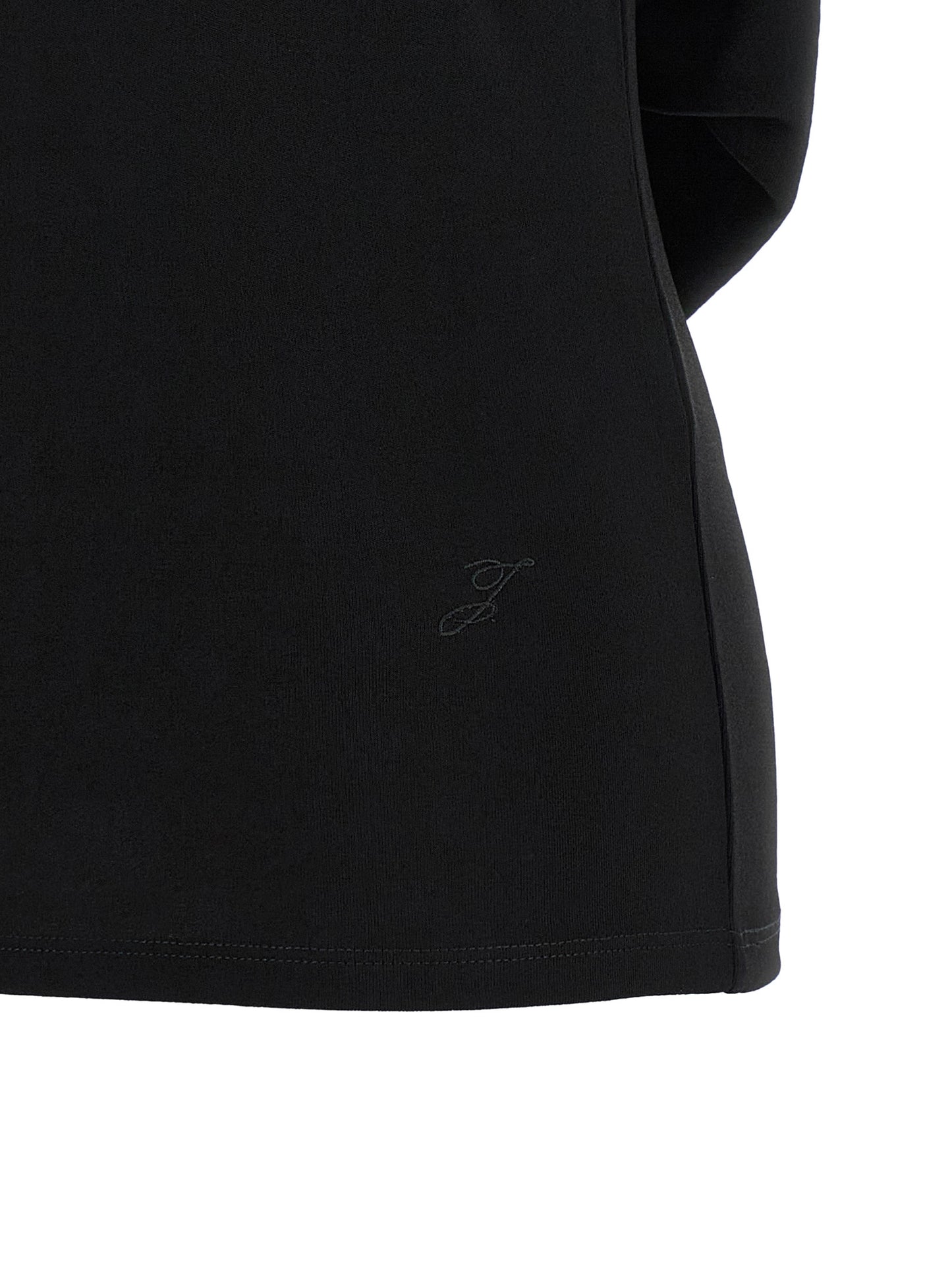 Jacquemus Schwarzes T-Shirt aus Viskose