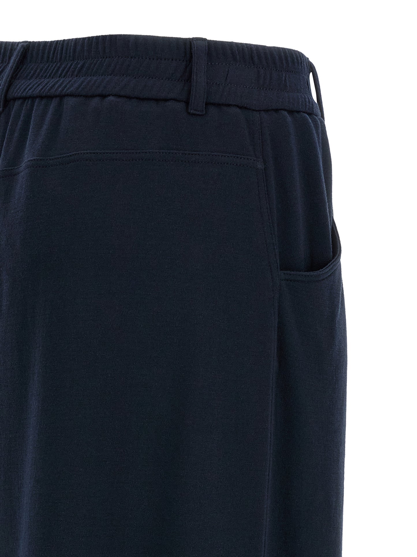 Brunello Cucinelli Blaue Baumwoll-Freizeithose