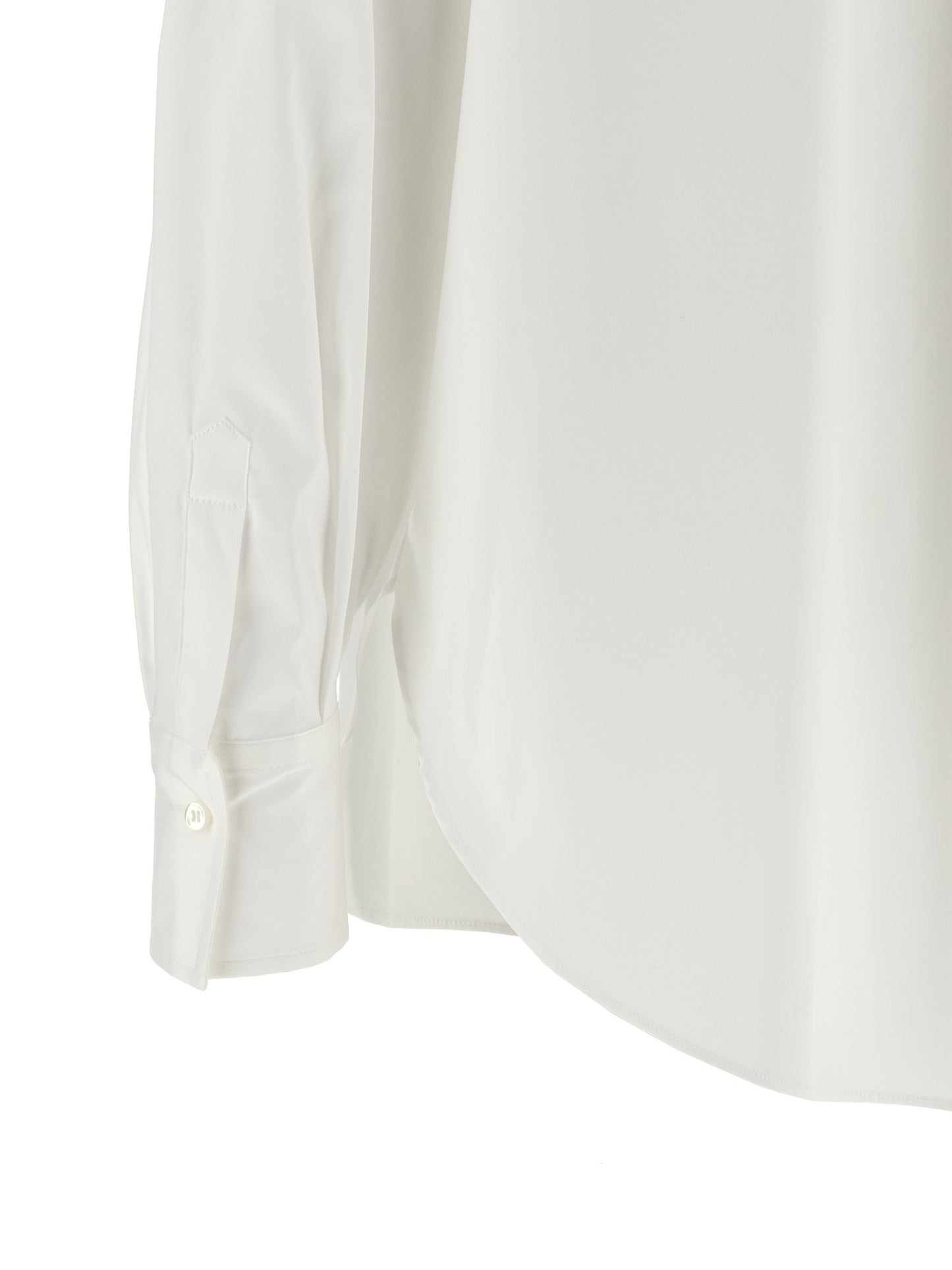 Brunello Cucinelli Weiße Baumwollbluse