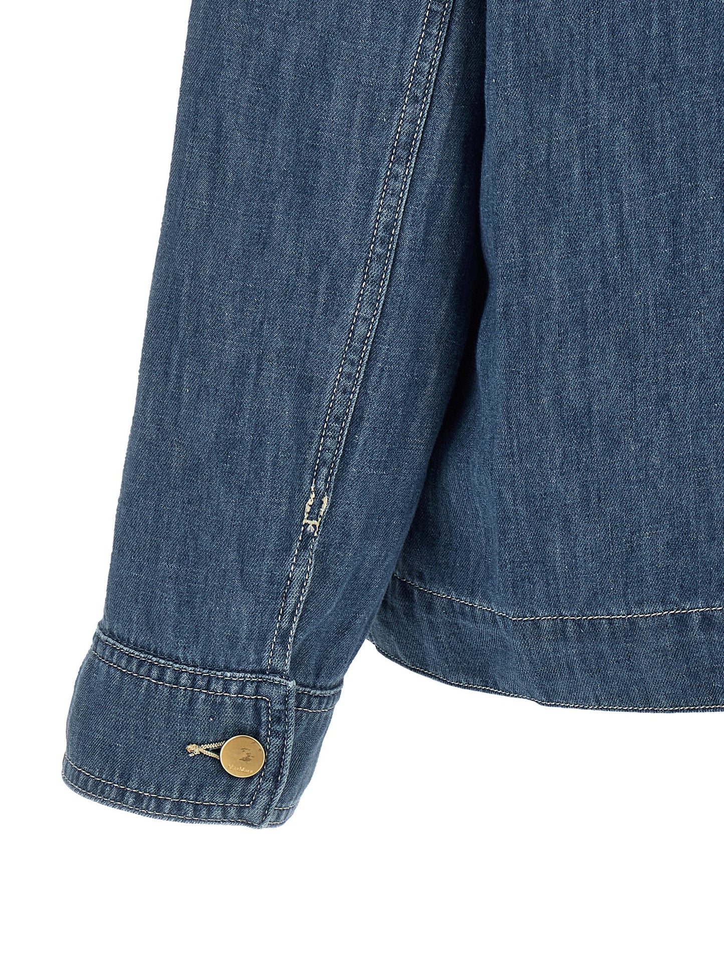 'S Max Mara Blaue Jeansjacke aus Baumwolle