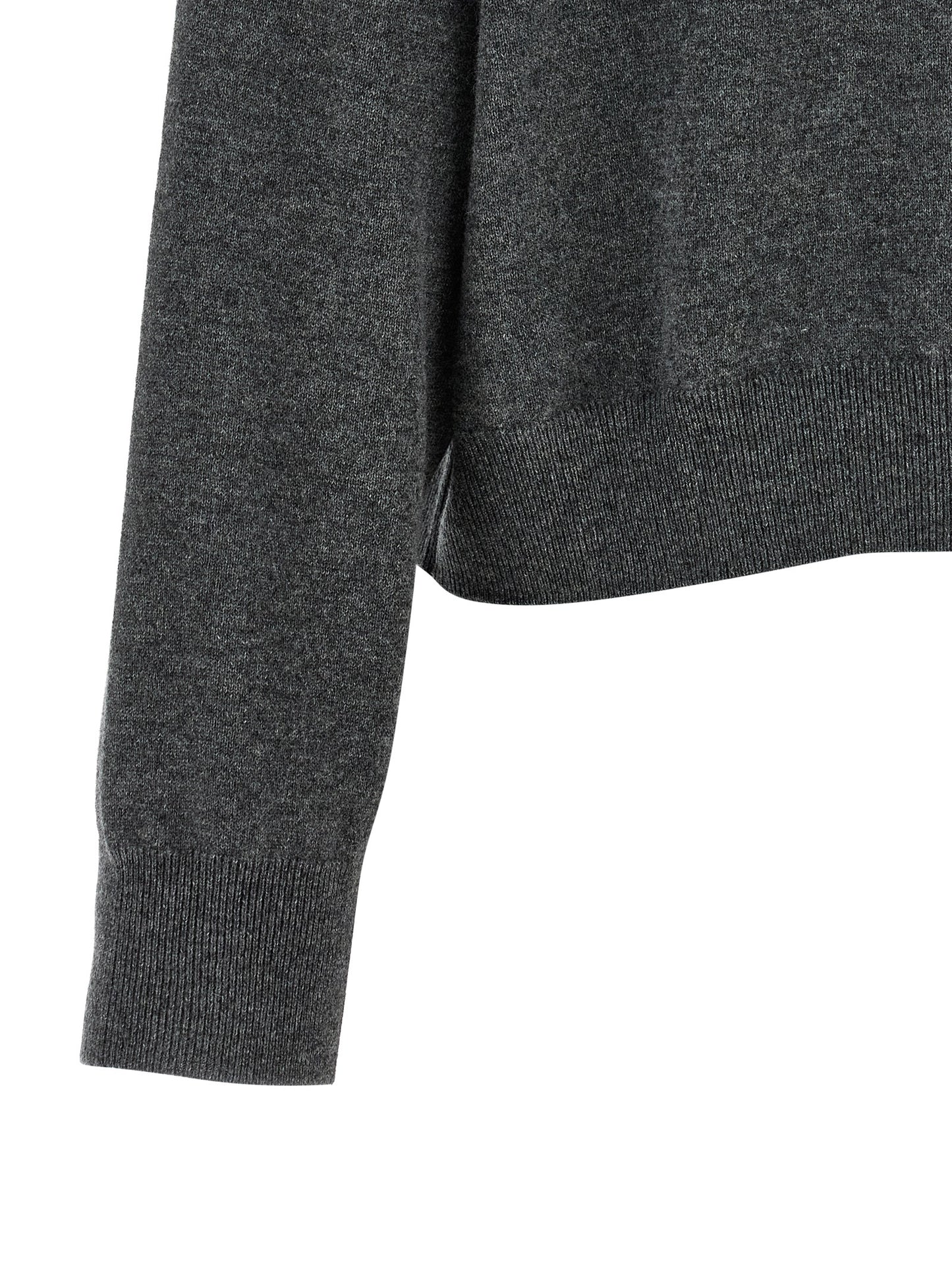 Brunello Cucinelli Grauer Kaschmir-Strickjacke