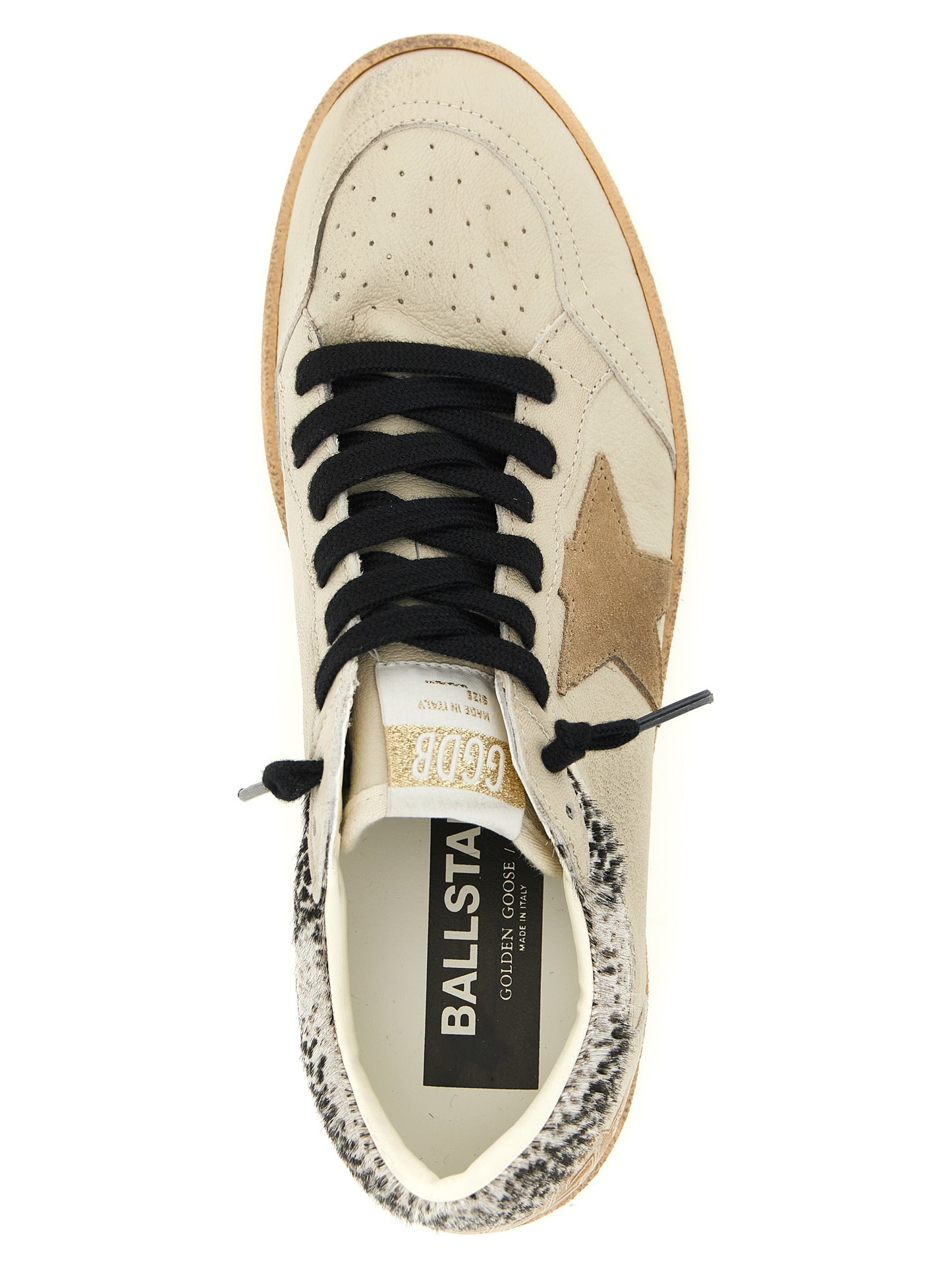 Golden Goose Beige Ziegenleder Low-Top-Sneaker