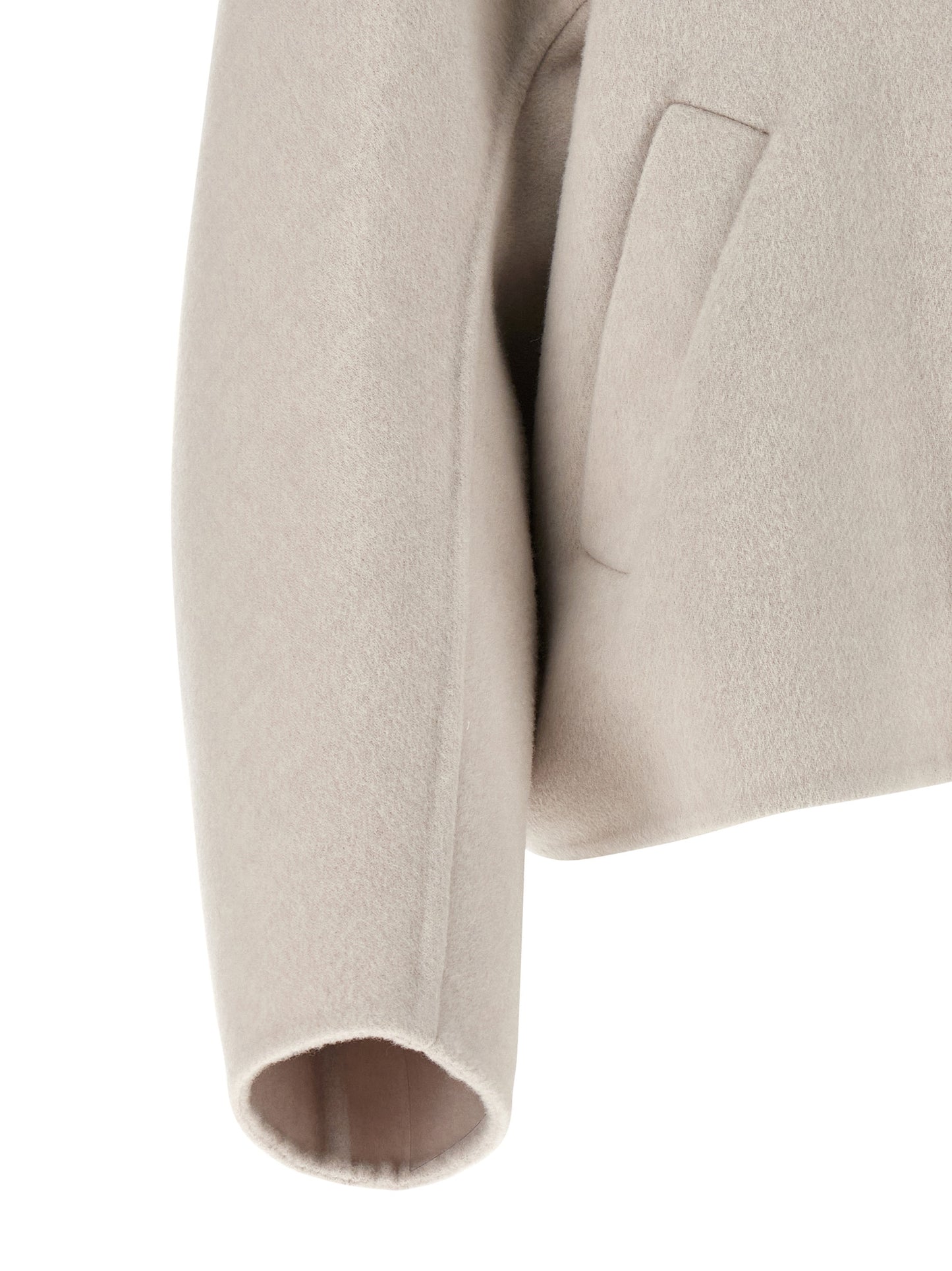 Brunello Cucinelli Mantel aus Kaschmir in Grau