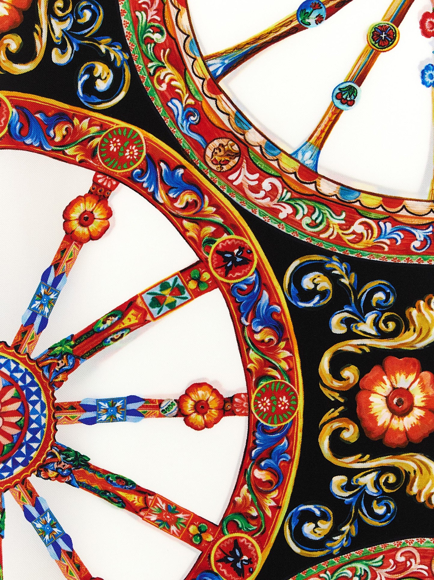 Dolce & Gabbana Mehrfarbiger Seidenschal