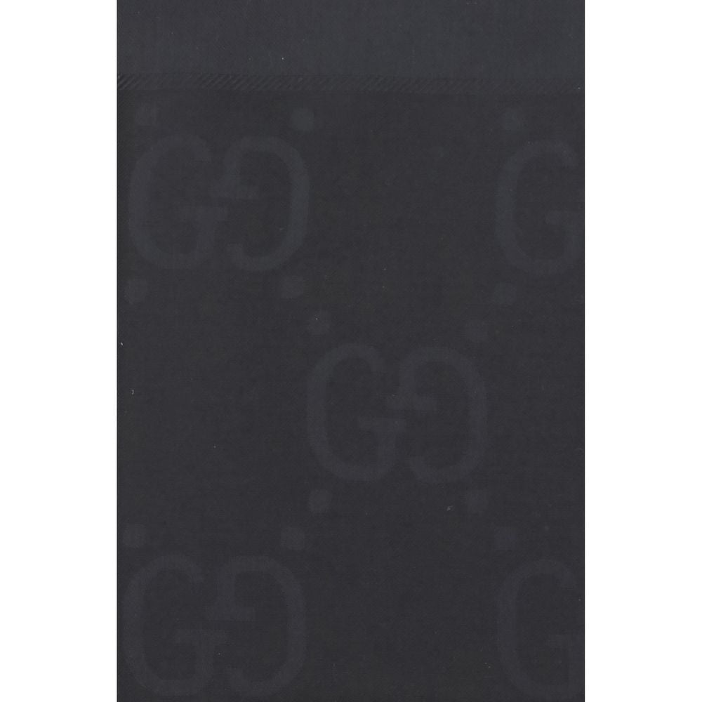 Gucci Schal aus Wolle in Schwarz