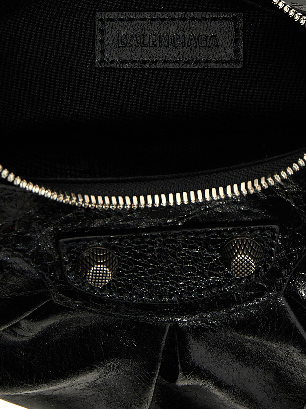 Balenciaga Schwarze Umhängetasche aus Lammleder