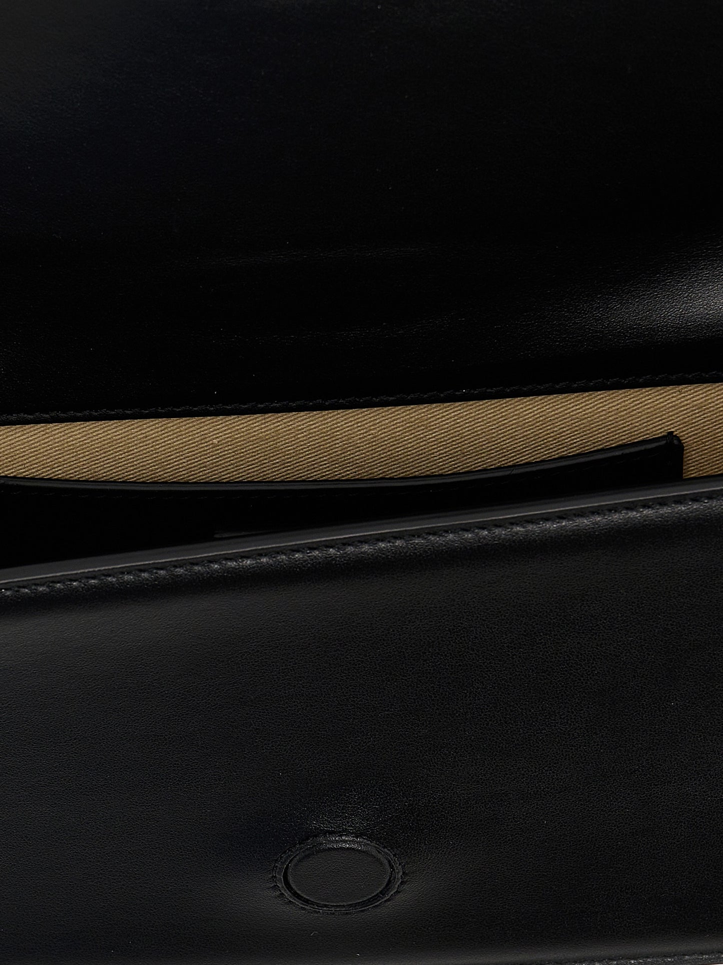 Jacquemus Schwarze Schultertasche aus Rindsleder