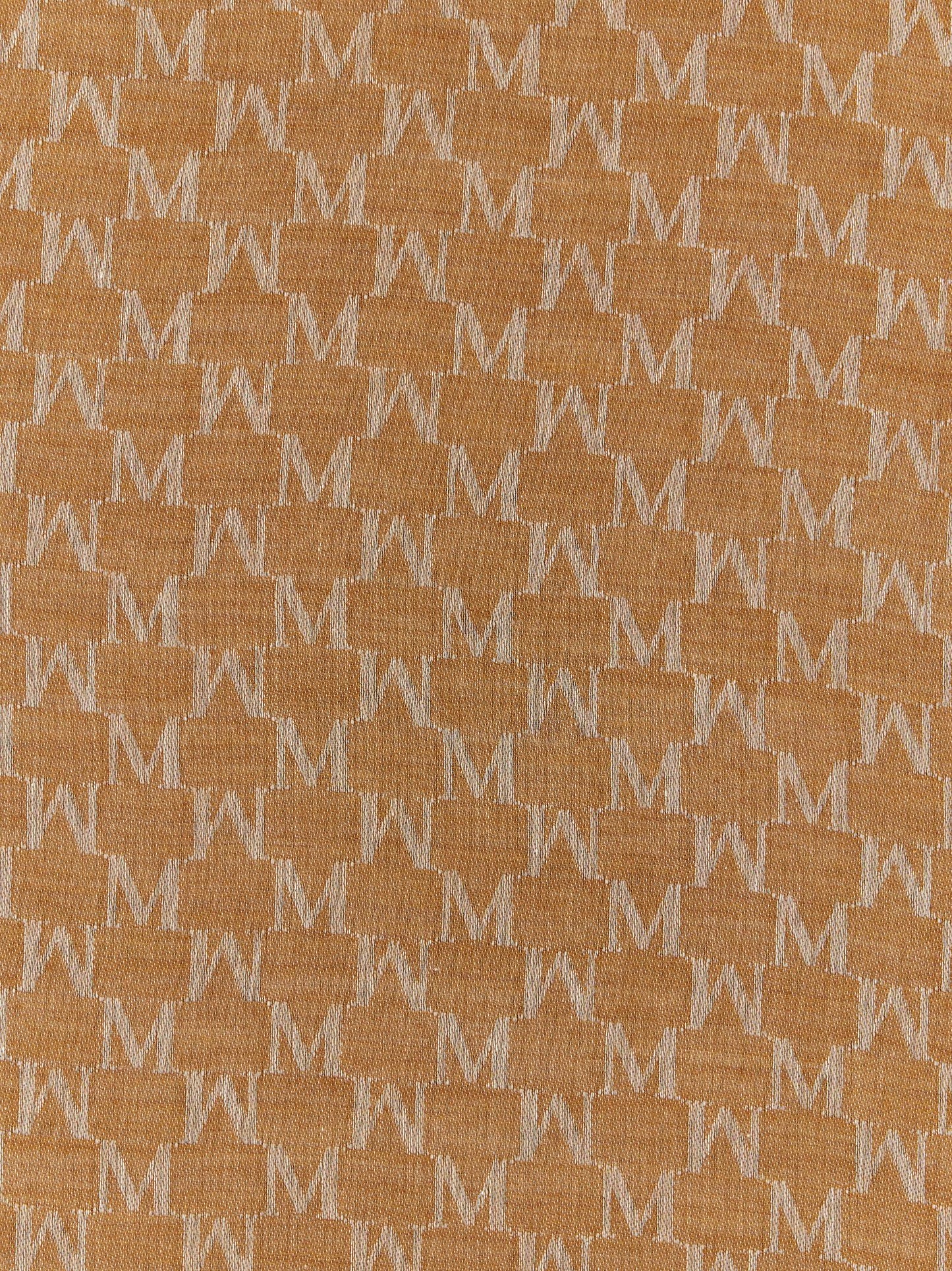 Max Mara Brauner Baumwoll-Foulard