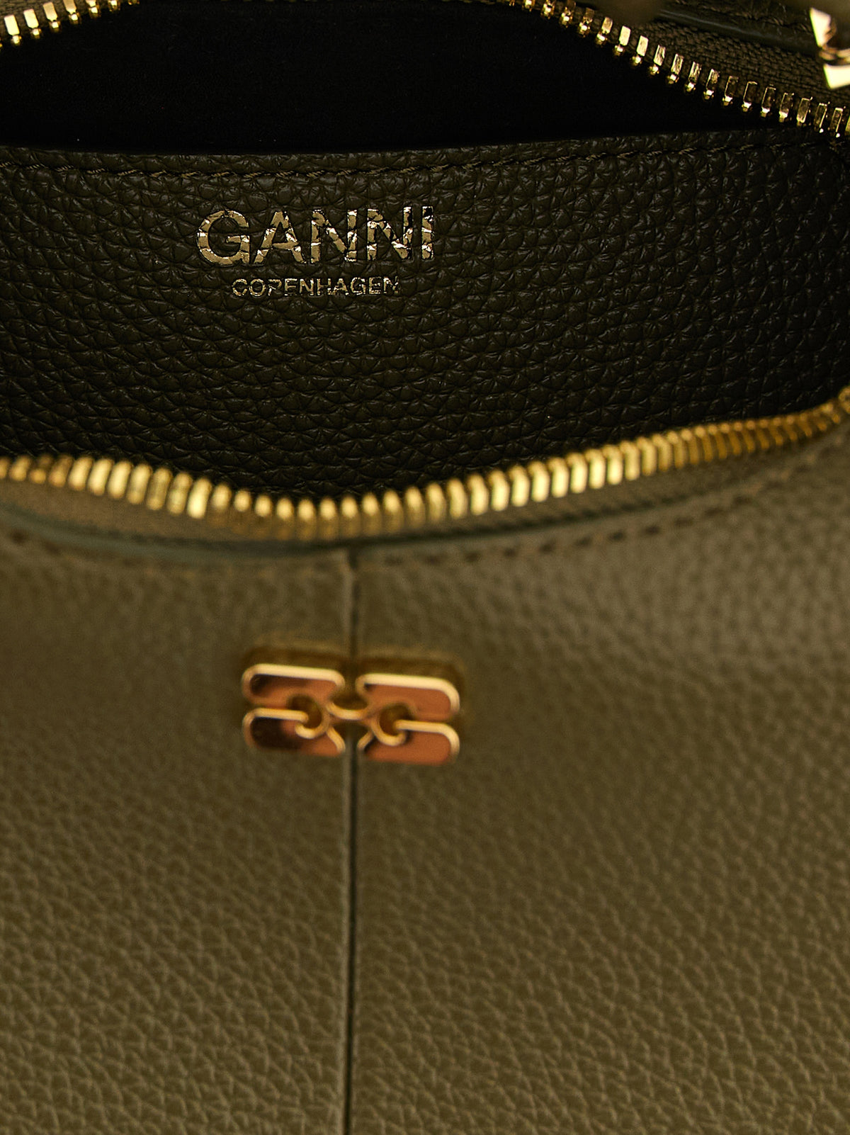 Ganni Mini Hobo Grüne Handtasche – Ansicht 4 | Arca Lucia