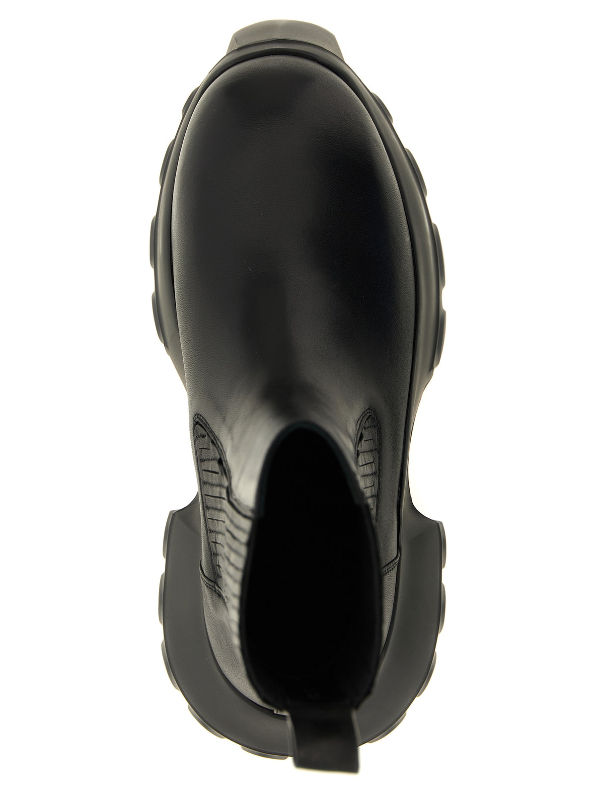Rick Owens Schwarze Ramie-Stiefeletten – Ansicht 4 | Arca Lucia