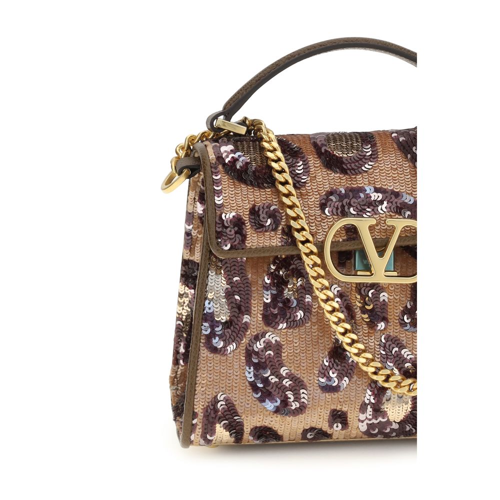 Valentino Garavani Schultertasche aus mehrfarbiger Seide