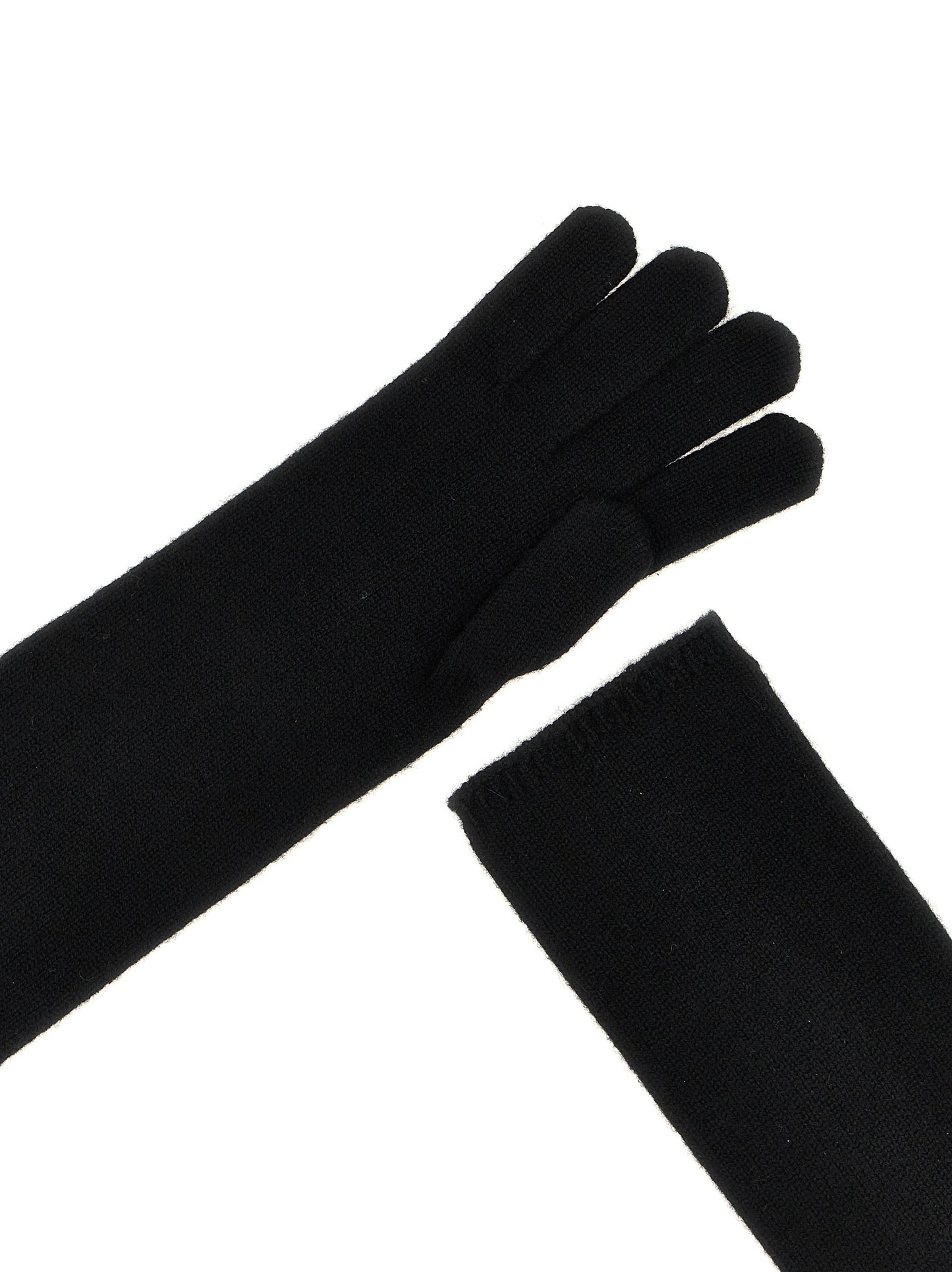 Max Mara Schwarze Kaschmirhandschuhe
