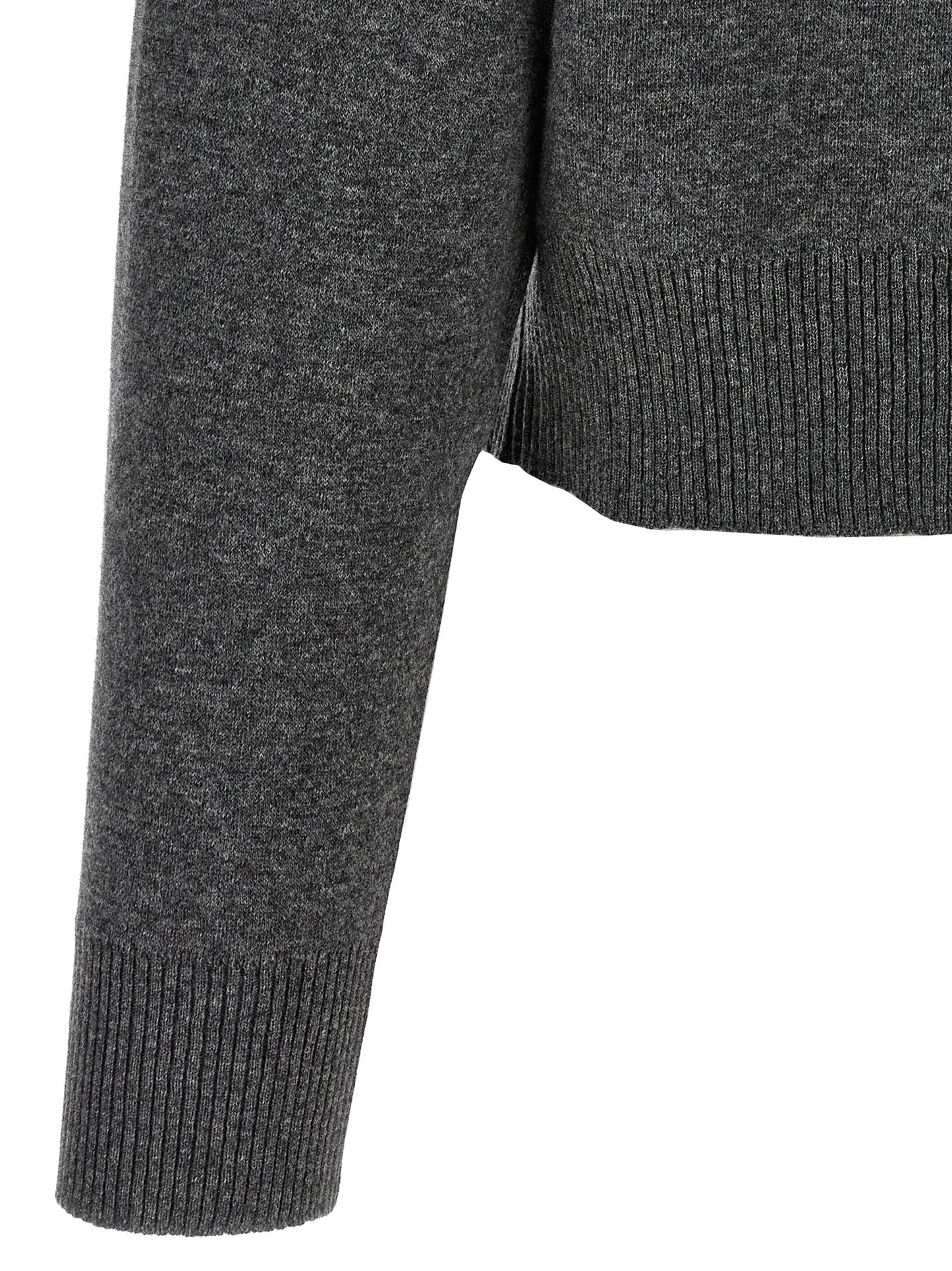 Brunello Cucinelli Grauer Kaschmir-Strickjacke
