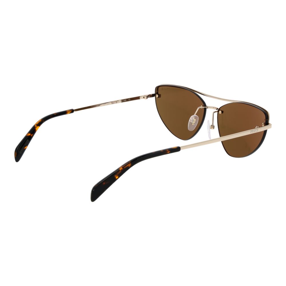 Emilio Pucci Sonnenbrille aus Goldmetall – Ansicht 3 | Arca Lucia
