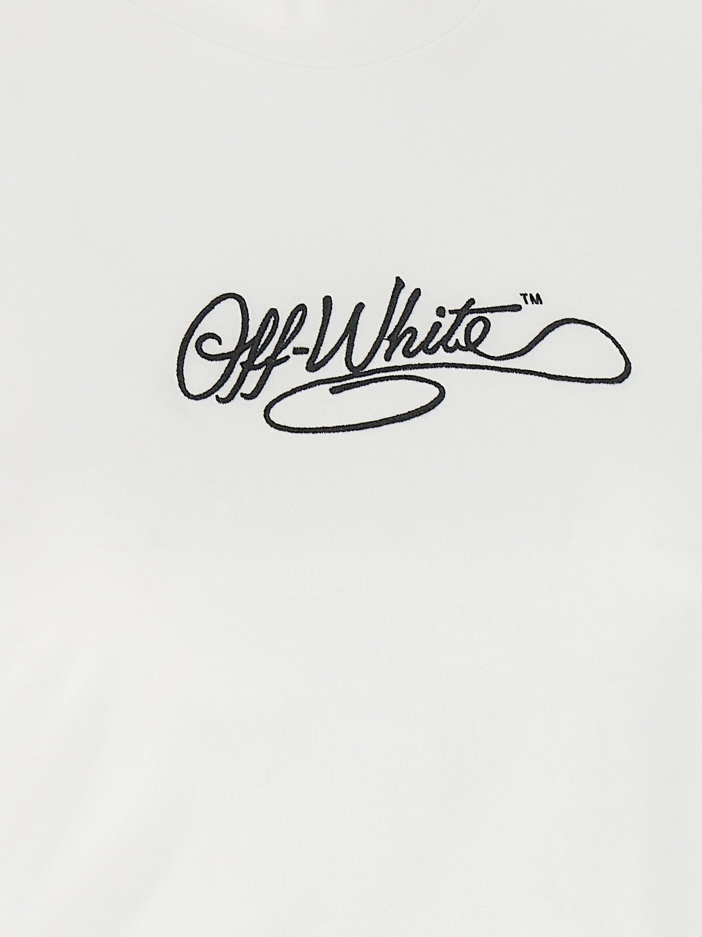 Off-White Weißes Baumwoll-T-Shirt