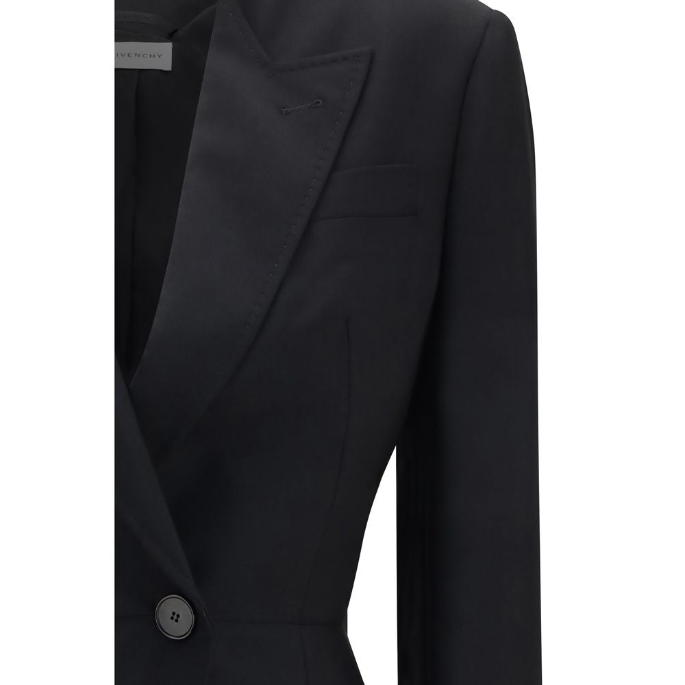Givenchy Schwarzer Oves Aries Wollblazer