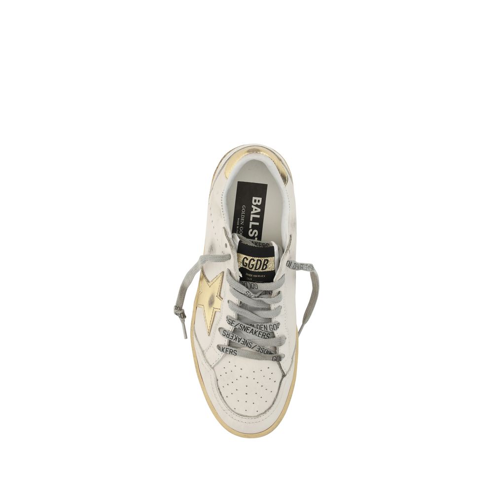 Golden Goose Weiße Bos Taurus Kalbsleder Athletic Sneaker