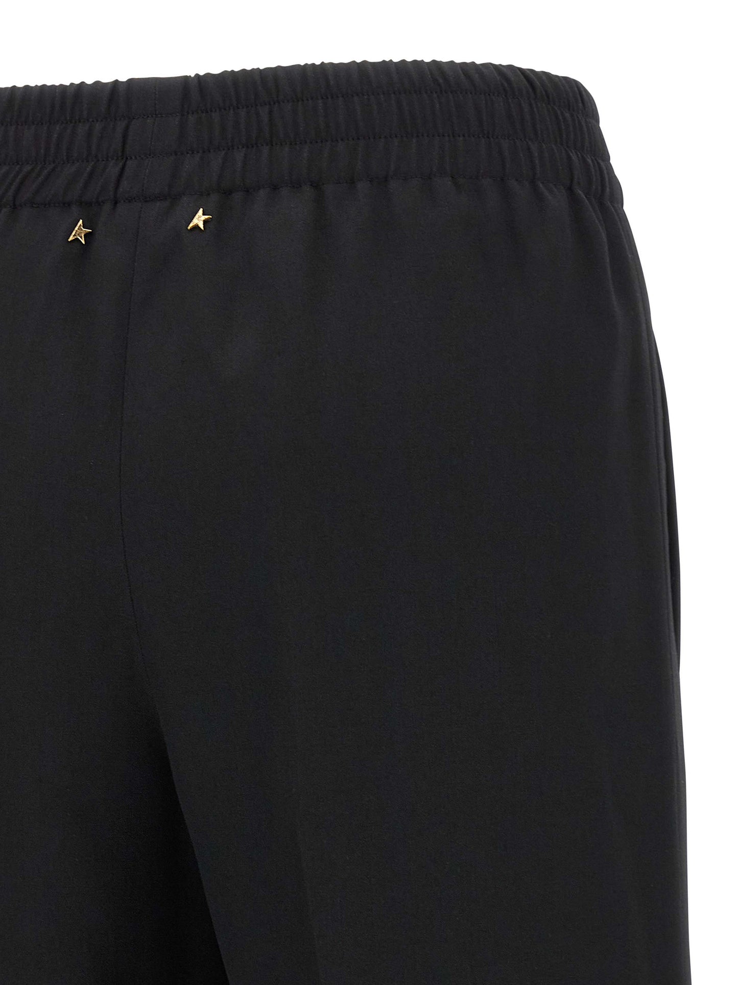 Golden Goose Schwarze Hose aus reiner Schurwolle