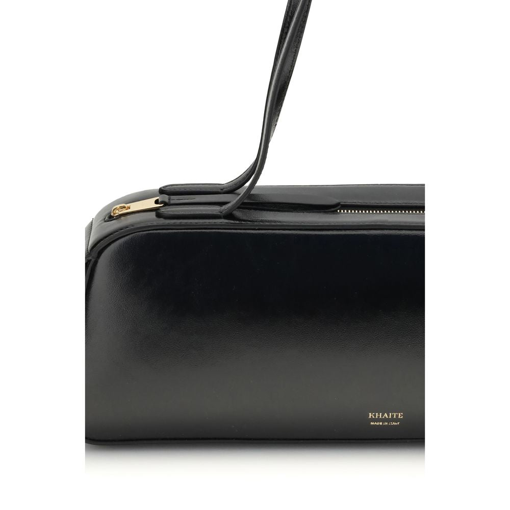 Khaite Schwarze Bos Taurus Kalbsleder Schultertasche