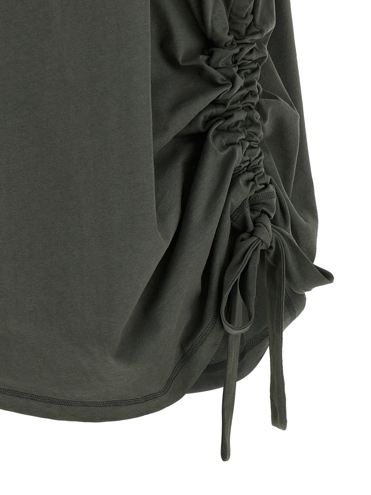 Ganni T-Shirt aus Bio-Baumwolle in Grau – Ansicht 4 | Arca Lucia