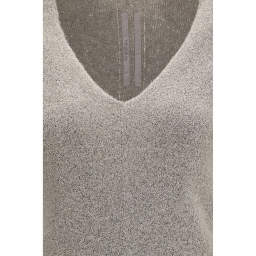 Rick Owens Grey Cashmere Sweater