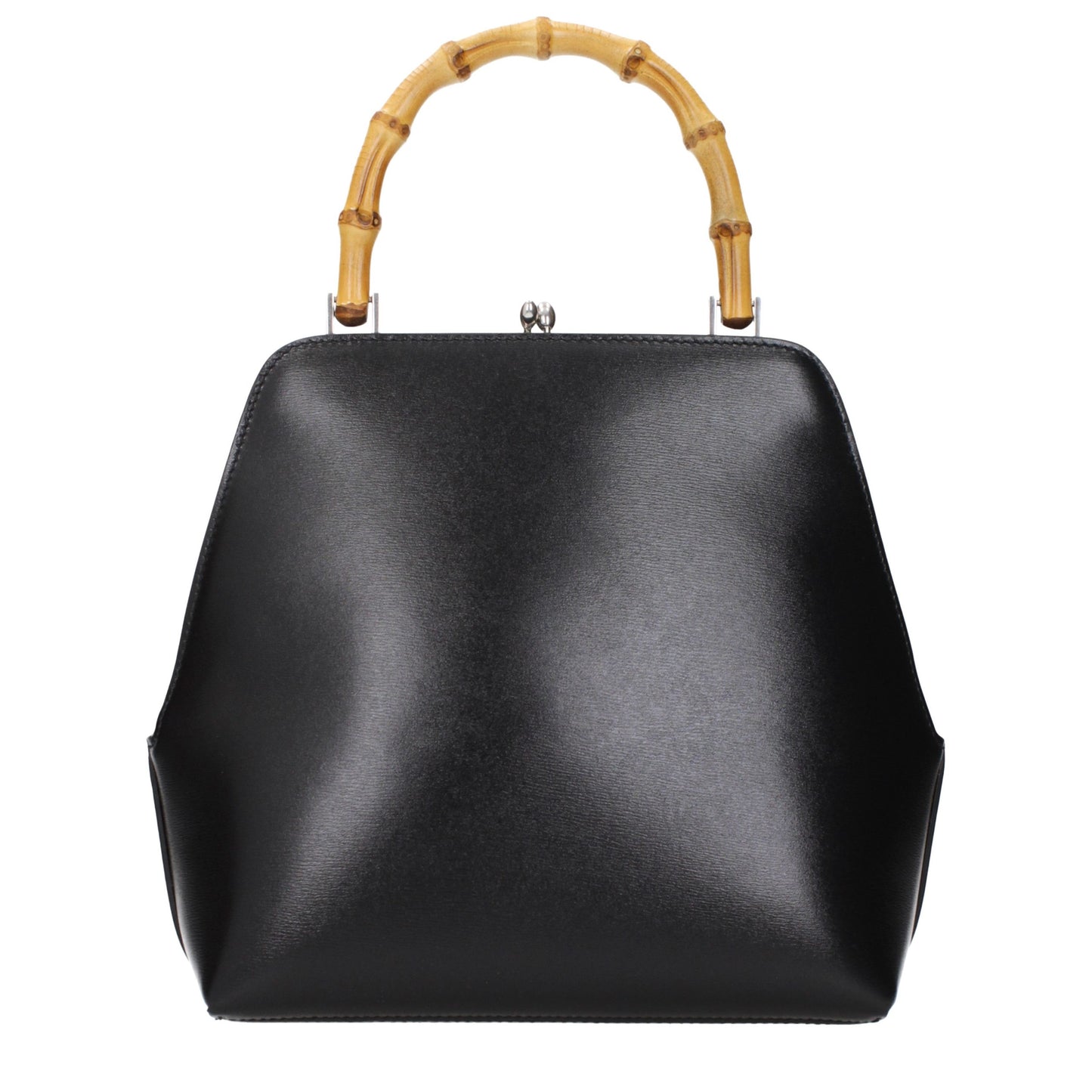Jil Sander Schwarze Lederhandtasche