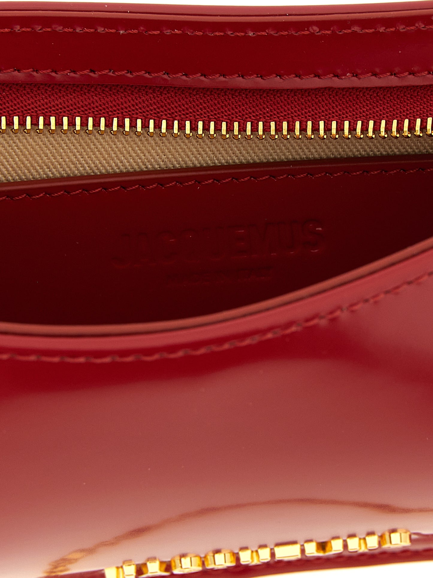Jacquemus Le Petit Bisou Chaîne Kalbsleder-Schultertasche – Ansicht 4 | Arca Lucia