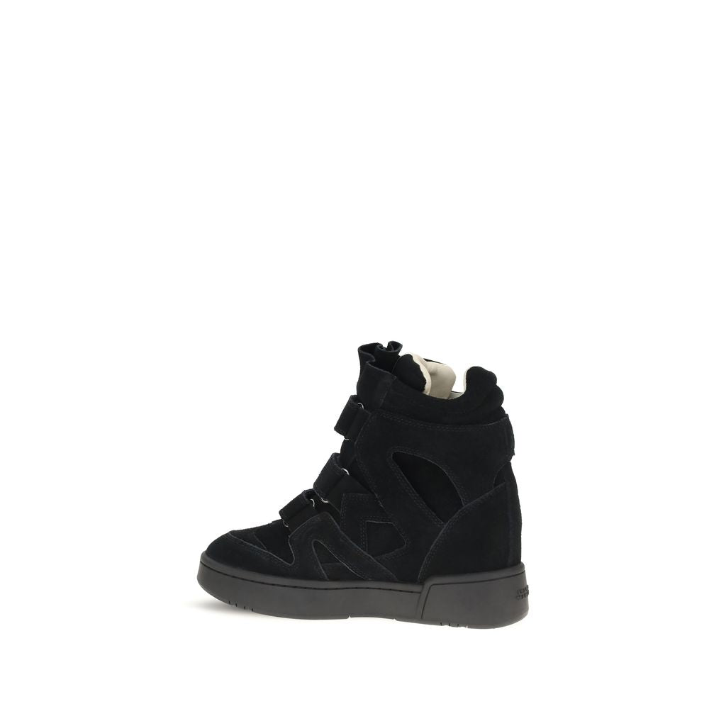 Sneakers Isabel Marant in pelle di vitello nera
