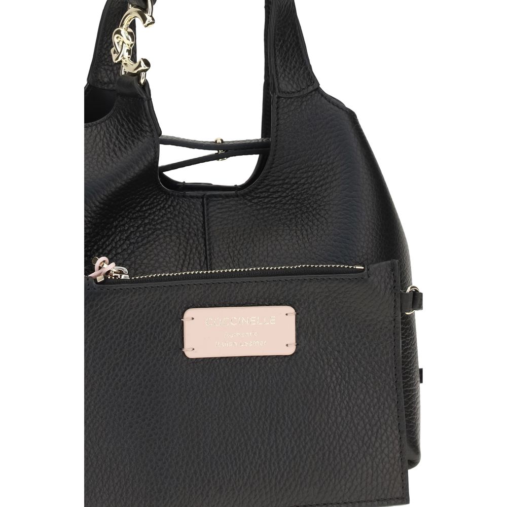 Coccinelle Handtasche aus Leder in Schwarz