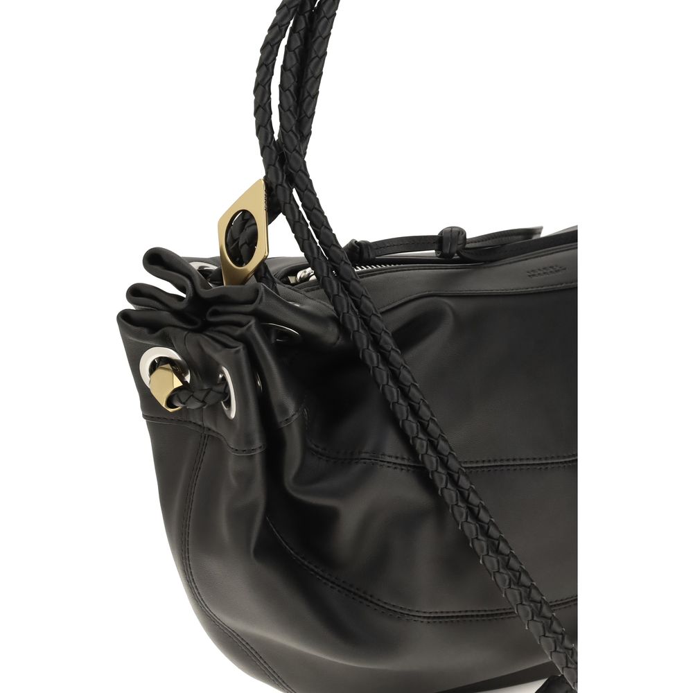 Isabel Marant Schultertasche aus Leder in Schwarz