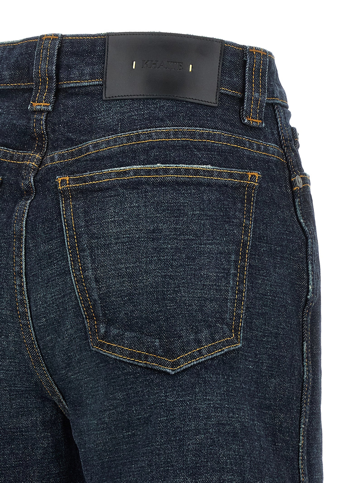Khaite Jeans Dane Blu a Gamba Larga