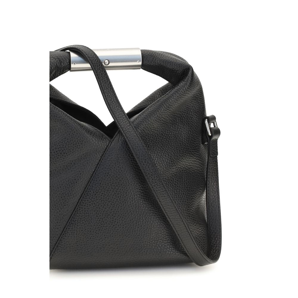 MM6 Schwarze Bos Taurus Kalbsleder Schultertasche