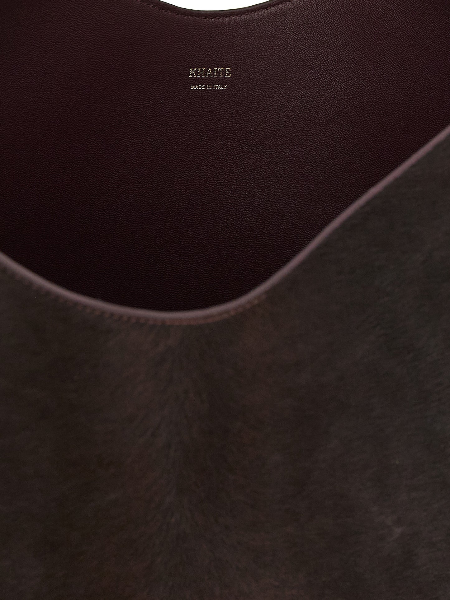 Khaite Bordeaux Kalbsleder Tote Bag