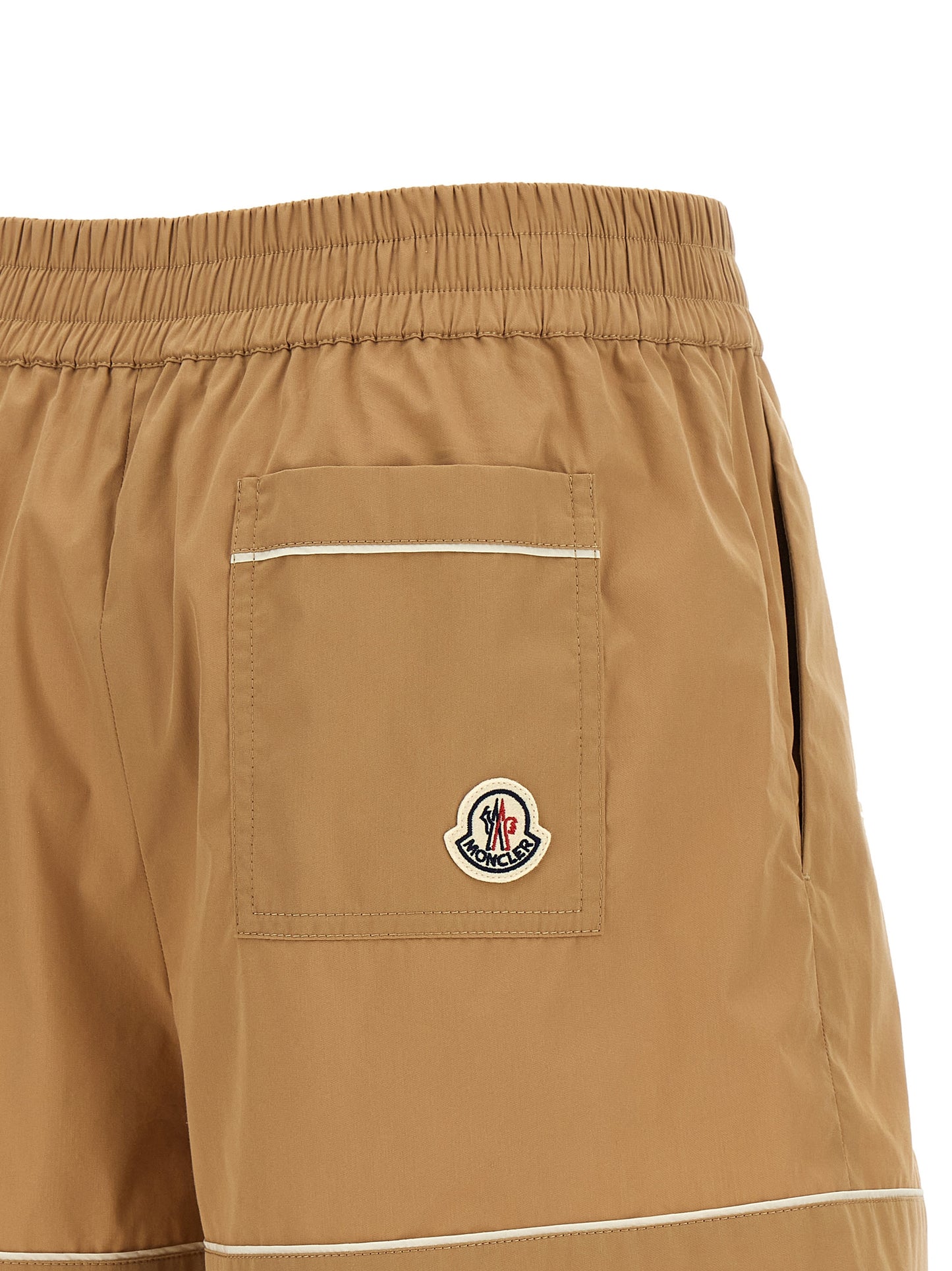 Moncler Beige Bermuda-Shorts – Ansicht 4 | Arca Lucia