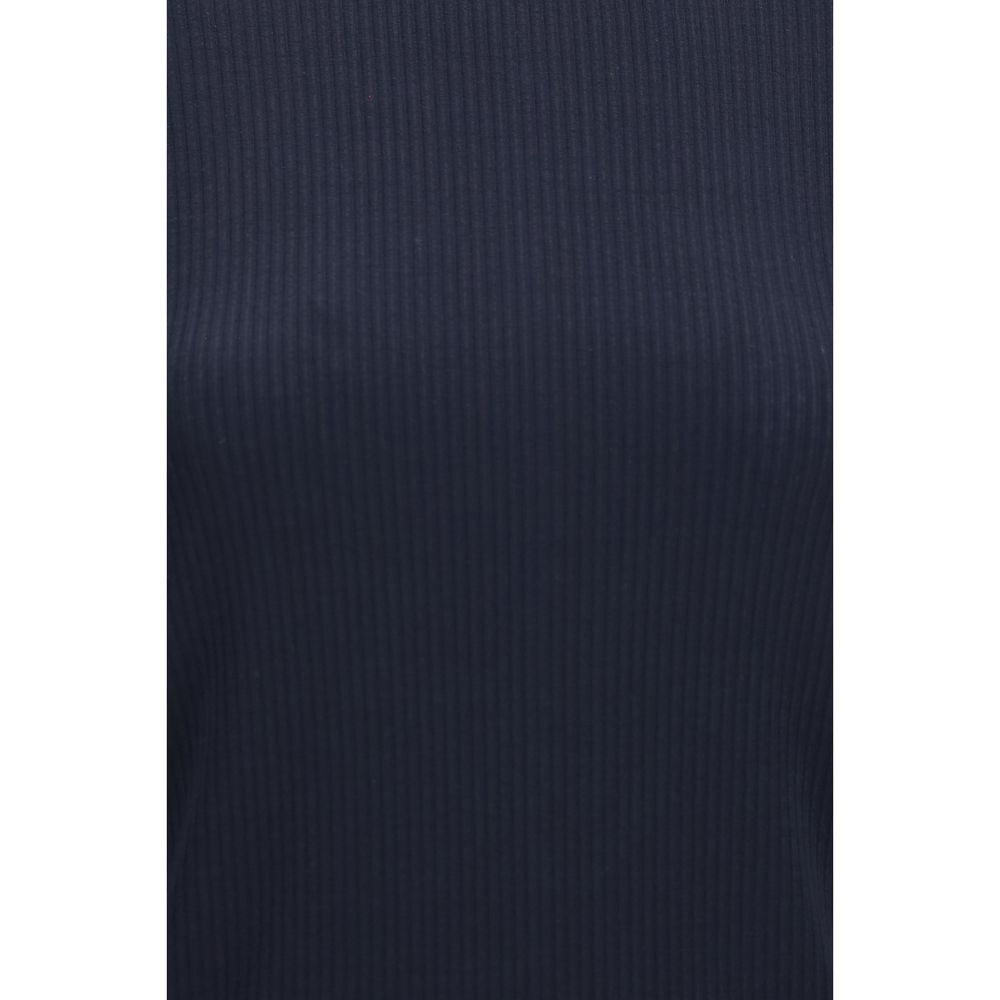Max Mara Blue Lyocell Sweater