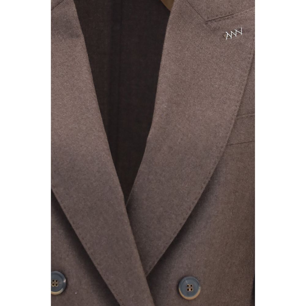 Max Mara Cloruro Brauner Kaschmirmix-Blazer – Produktansicht 3 | Arca Lucia