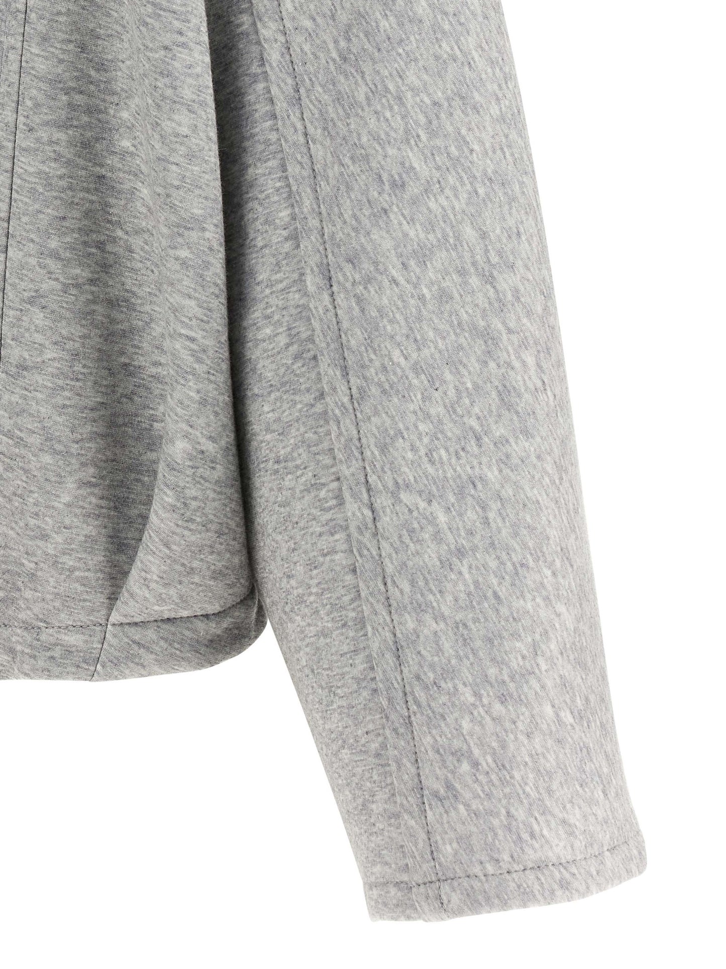 Brunello Cucinelli Grauer Baumwoll-Hoodie