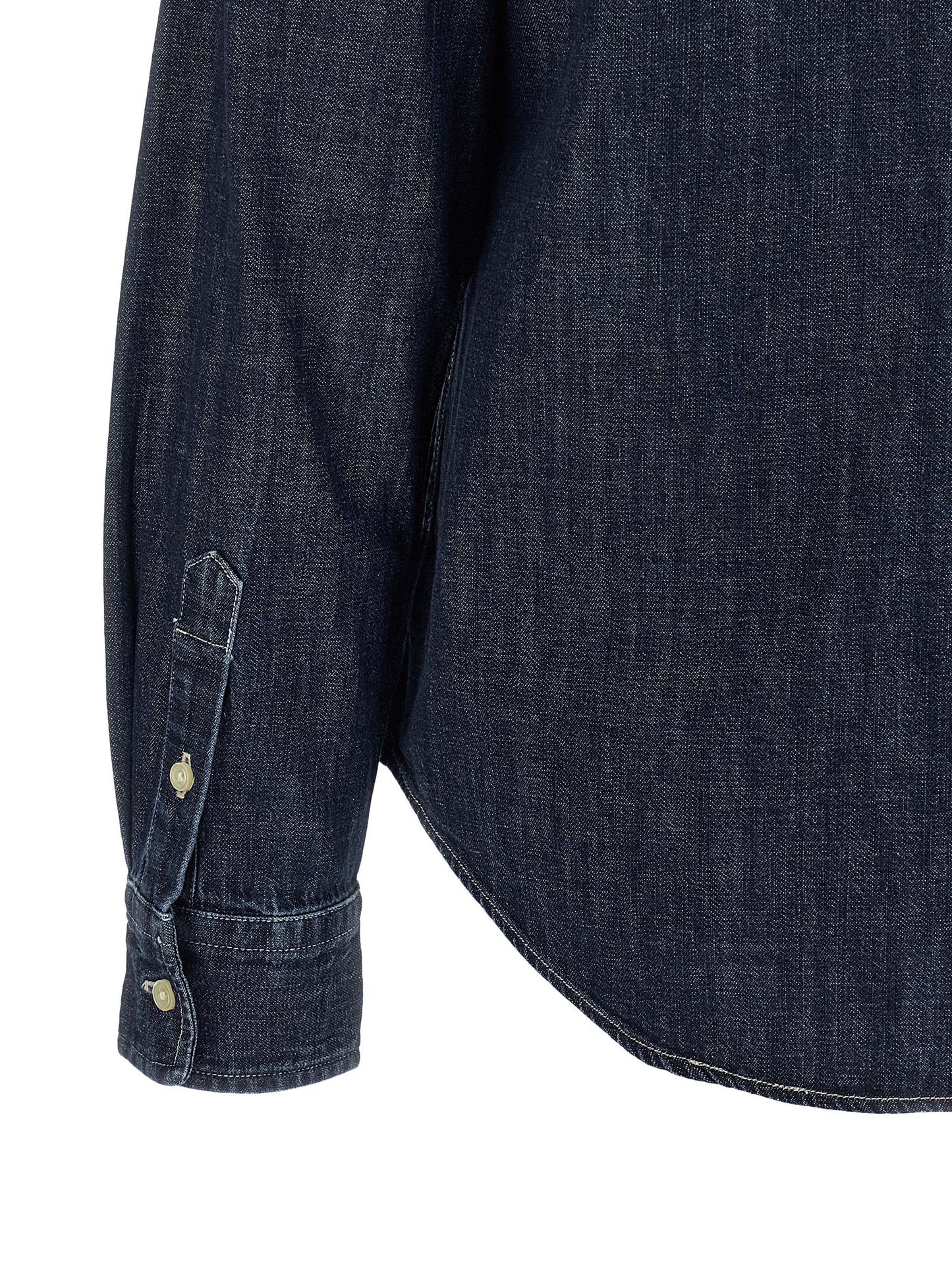 Polo Ralph Lauren Blaue Baumwollbluse