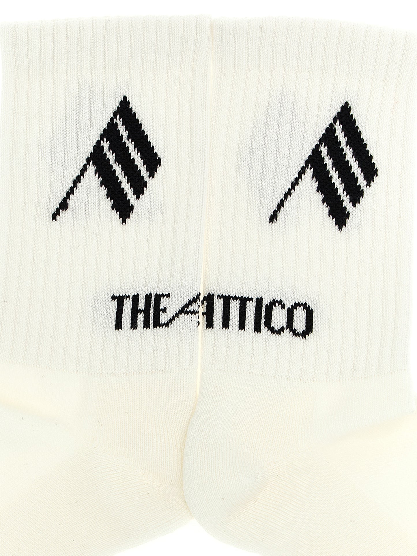 The Attico Bicolor Cotton Socks